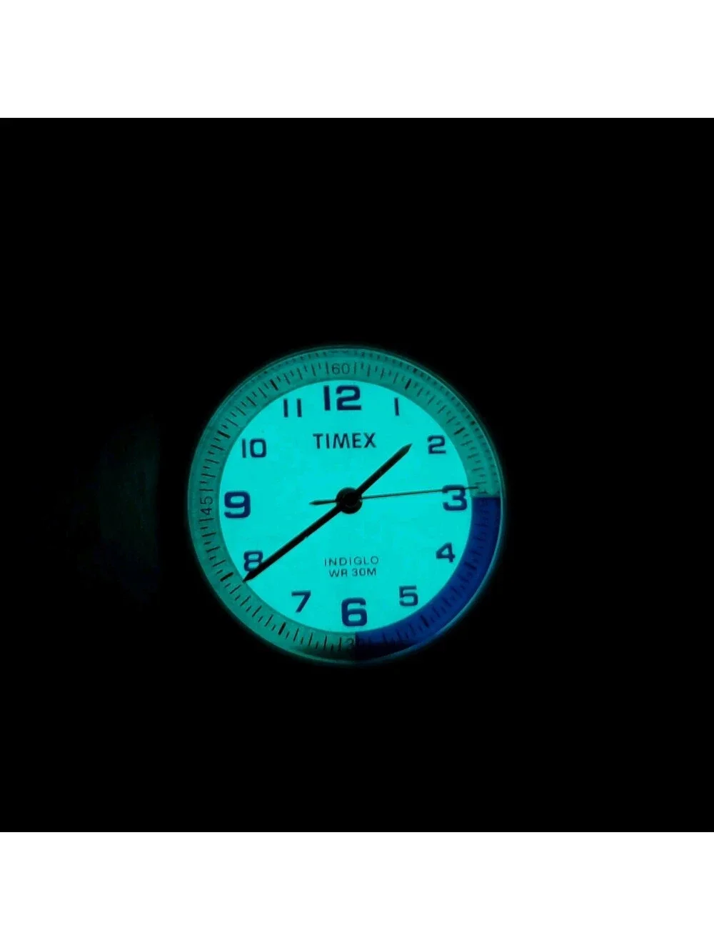 Timex Indiglo Blue Indicator 30mm Womens Watch White Dial New Battery